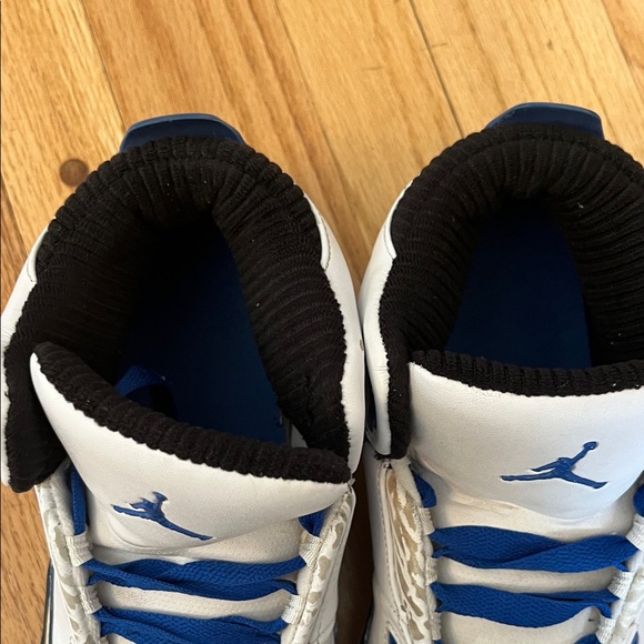 Men’s 2008 Nike Air Jordan 2.5 Team 2 Point 5  White and Blue Shoes Size 11 - Picture 5 of 12